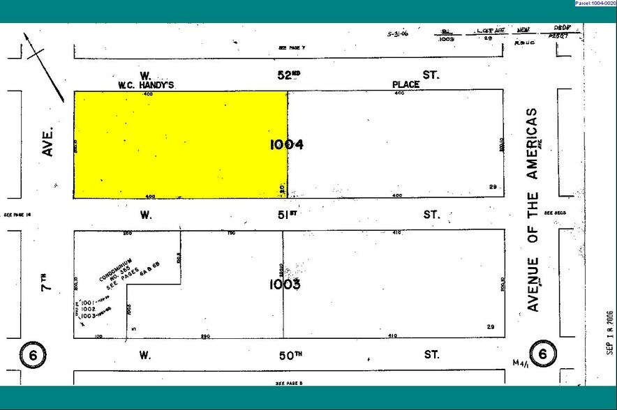 787 Seventh Ave, New York, NY à louer - Plan cadastral - Image 2 de 10