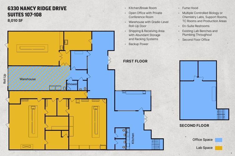 6310 Nancy Ridge Dr, San Diego, CA for lease Floor Plan- Image 1 of 1