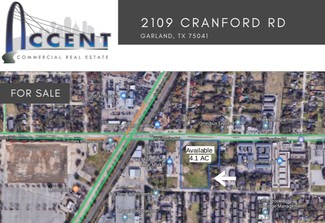 More details for 2109 Cranford Rd, Garland, TX - Land for Sale