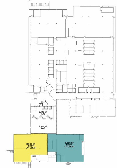 33737 W 12 Mile Rd, Farmington Hills, MI à louer - Plan d’étage - Image 2 de 11