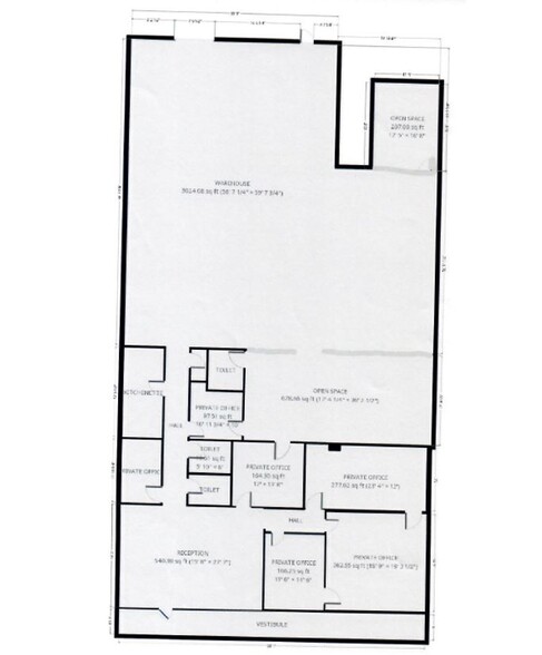 1555 Williams Dr, Marietta, GA à louer - Plan d’étage - Image 2 de 5