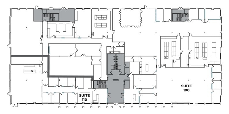 4790 Eastgate Mall, San Diego, CA à louer Plan d’étage- Image 1 de 1