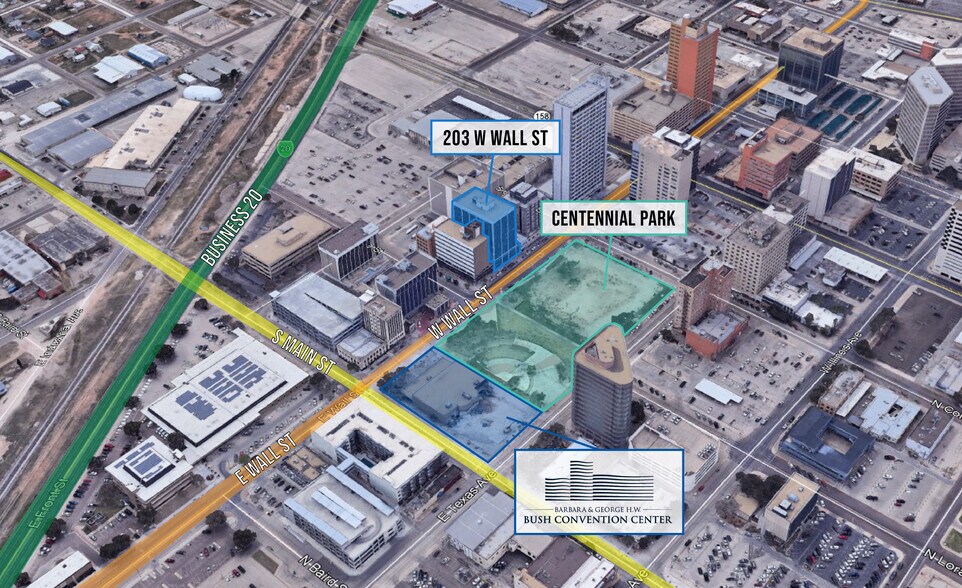 201-203 W Wall St, Midland, TX à louer - Photo du bâtiment - Image 3 de 7