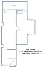 2310 Paseo Del Prado, Las Vegas, NV à louer Plan d’étage- Image 1 de 1