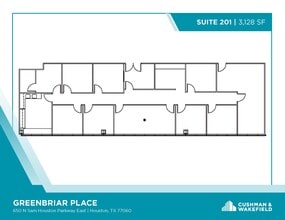650 N Sam Houston Pky E, Houston, TX for lease Floor Plan- Image 1 of 1