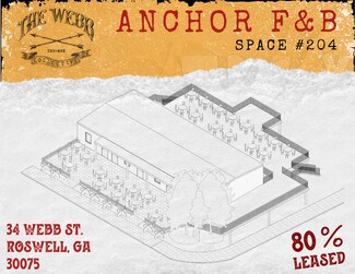 Plus de détails pour 34 Webb St, Roswell, GA - Commerce de détail à louer