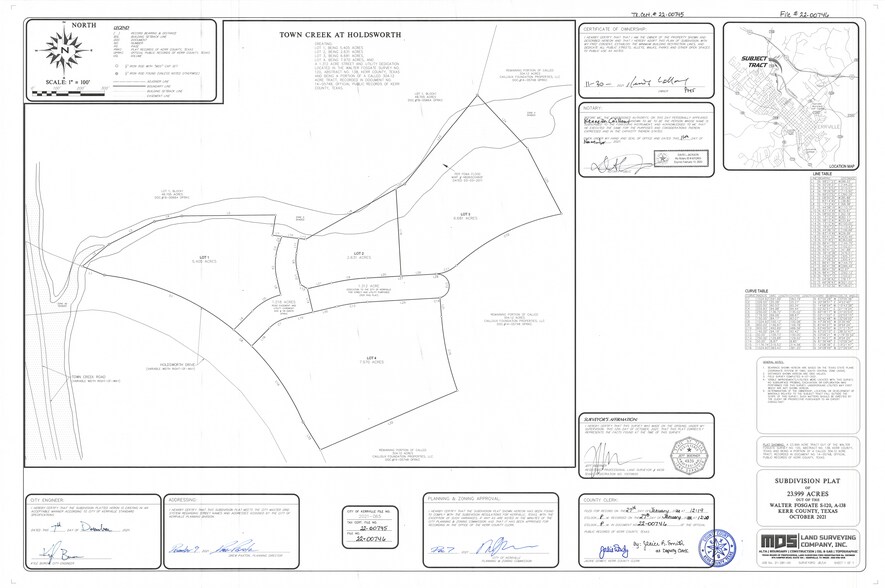 1202 Cailloux Blvd, Kerrville, TX à vendre - Plan cadastral - Image 2 de 3