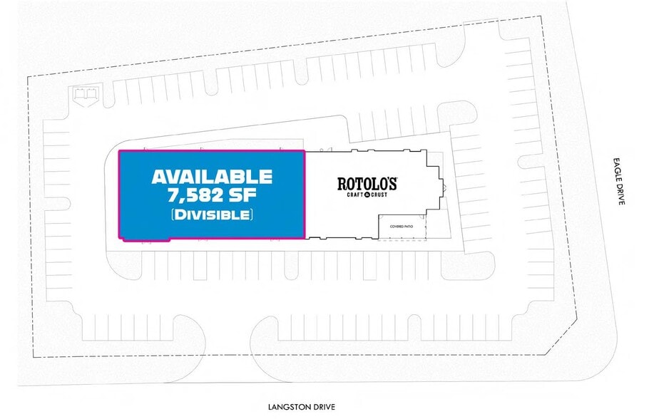 NWC of Eagle Dr & Langston Dr, Mont Belvieu, TX à louer - Photo du bâtiment - Image 2 de 6