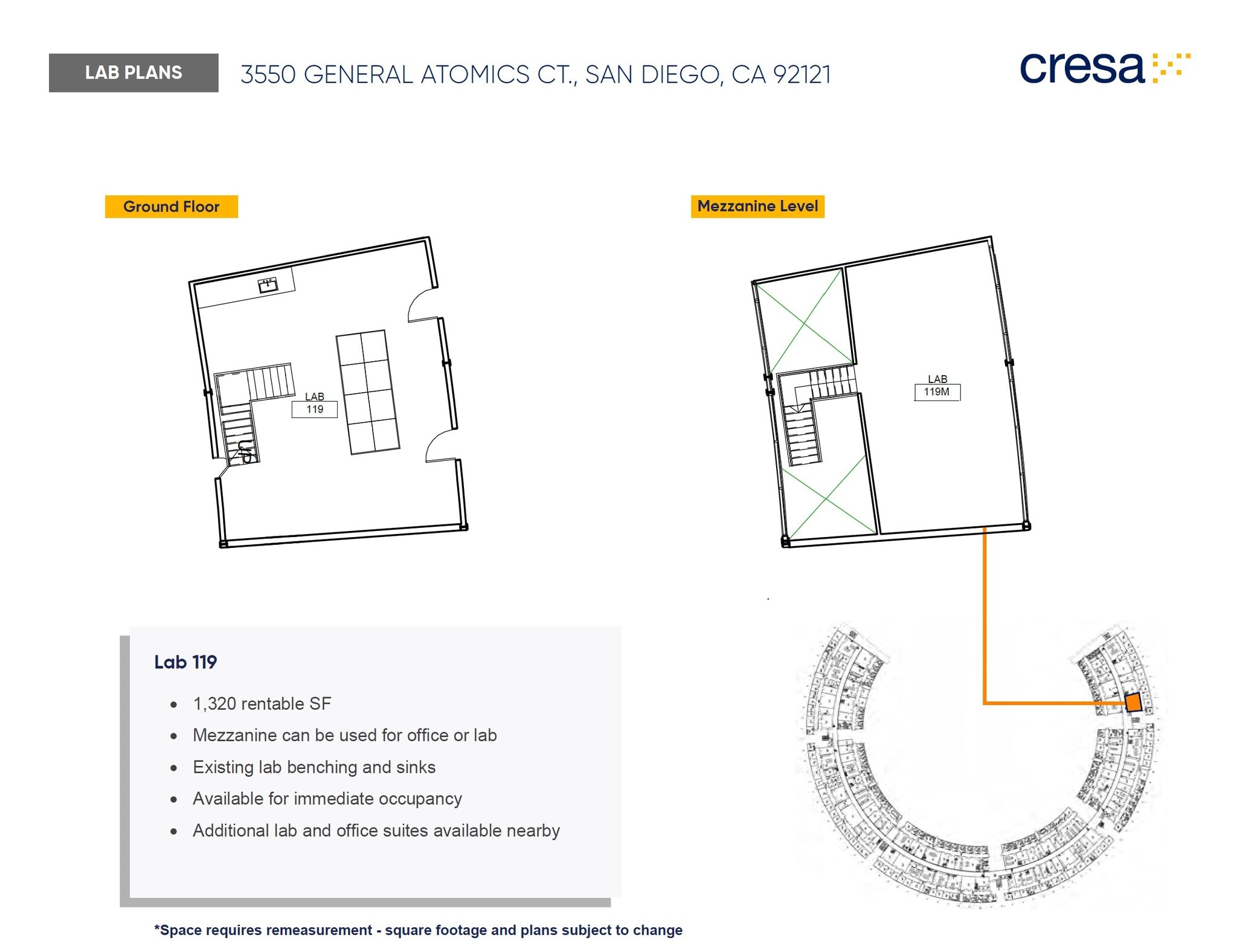 3550 General Atomics Ct, San Diego, CA for lease Floor Plan- Image 1 of 1