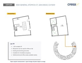 3550 General Atomics Ct, San Diego, CA for lease Floor Plan- Image 1 of 1
