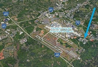 3400 International Airport Dr, Charlotte, NC - Aerial map view