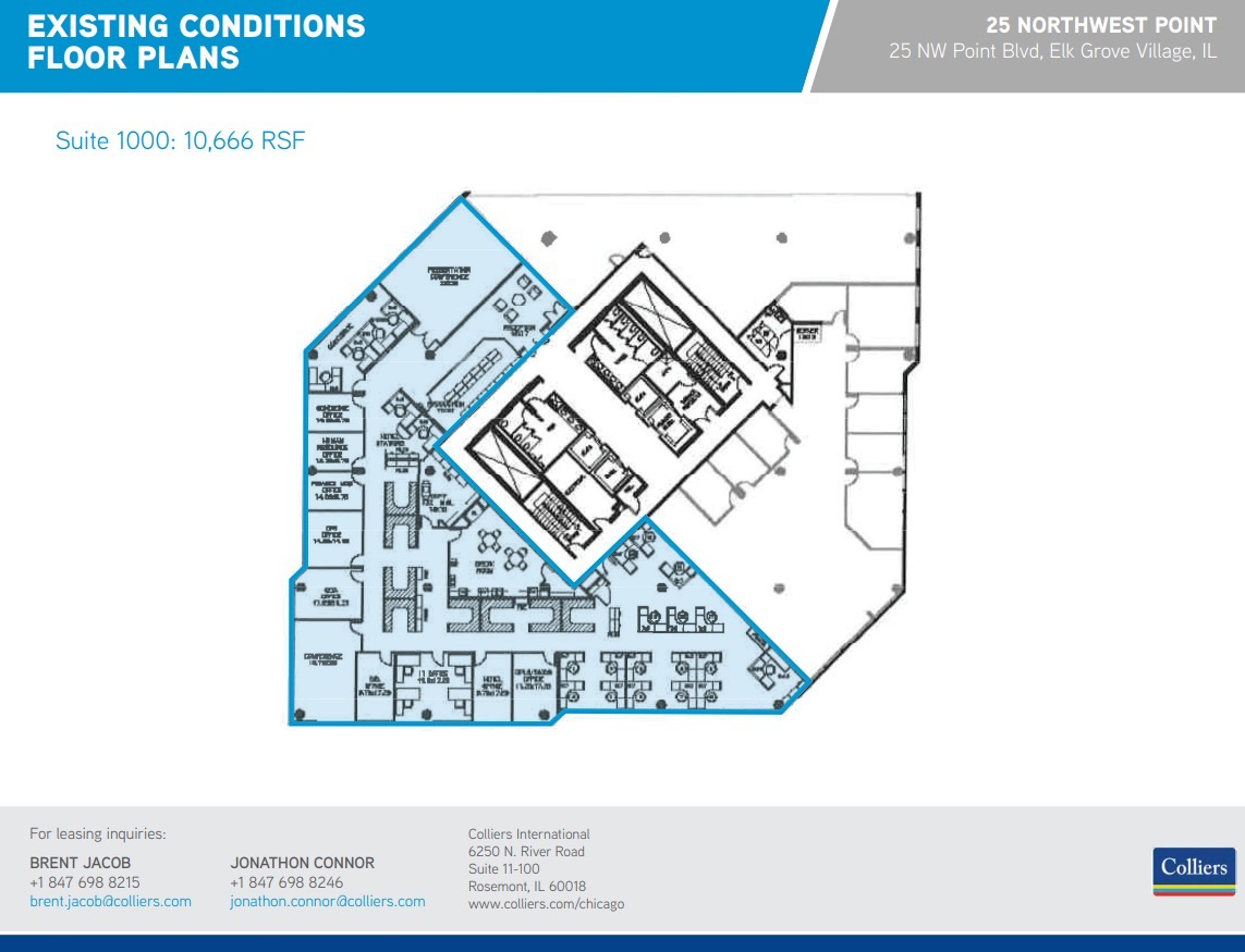 25 NW Point Blvd, Elk Grove Village, IL for sale Floor Plan- Image 1 of 1