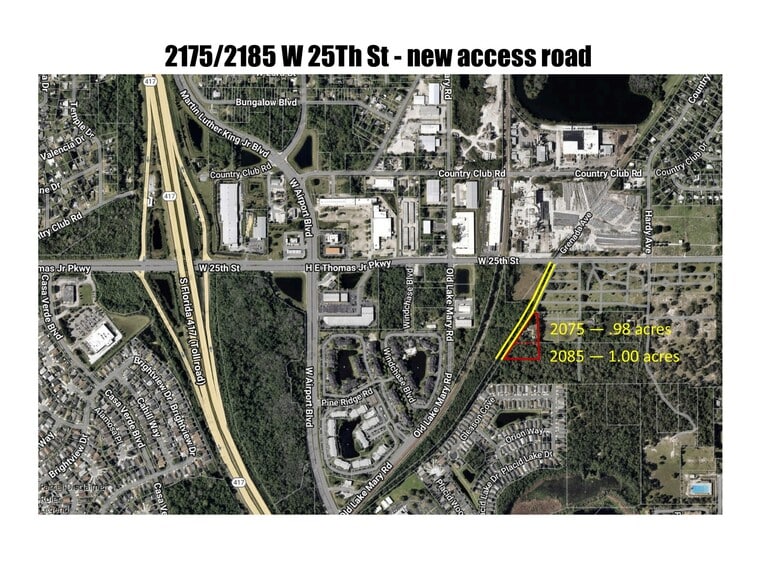 2175-2185 W 25th St, Sanford, FL for sale - Aerial - Image 3 of 14