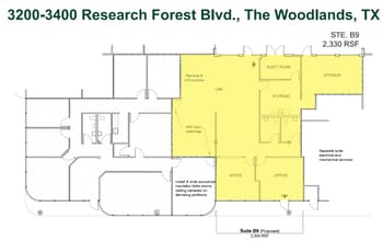 3200 Research Forest Dr, The Woodlands, TX for lease Floor Plan- Image 1 of 1