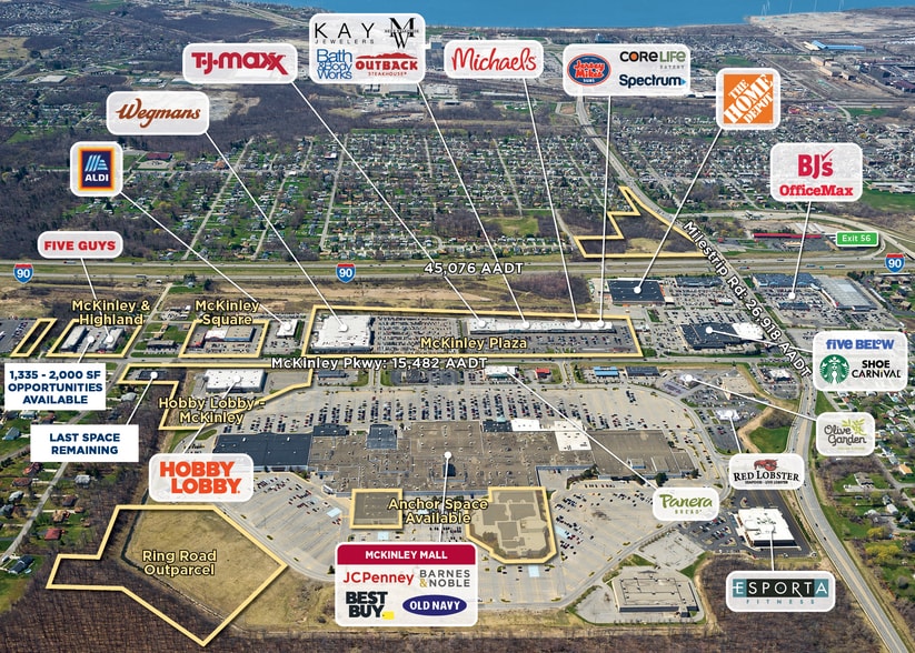 3835-3843 McKinley Pky, Hamburg, NY for lease - Aerial - Image 2 of 4