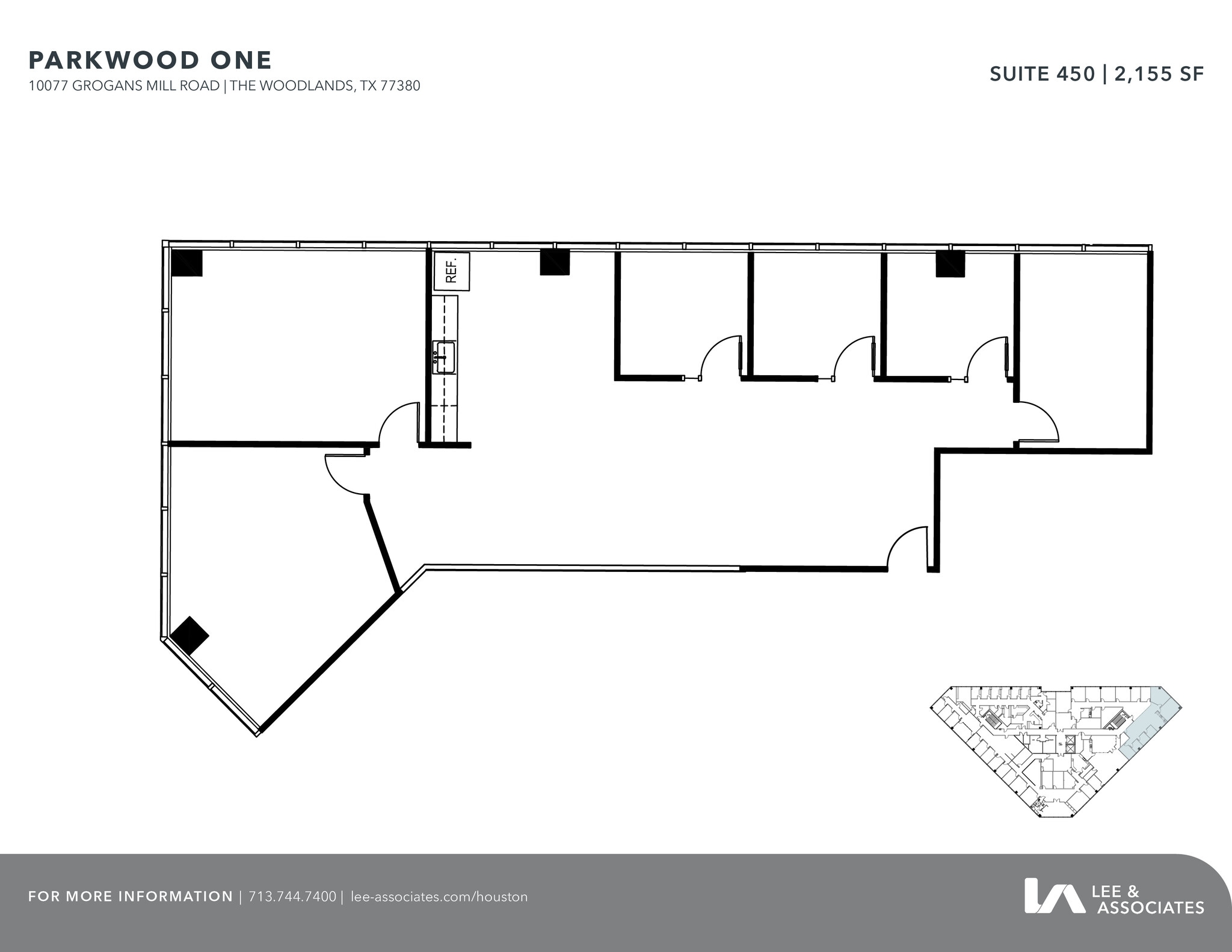10077 Grogans Mill Rd, The Woodlands, TX for lease Floor Plan- Image 1 of 1