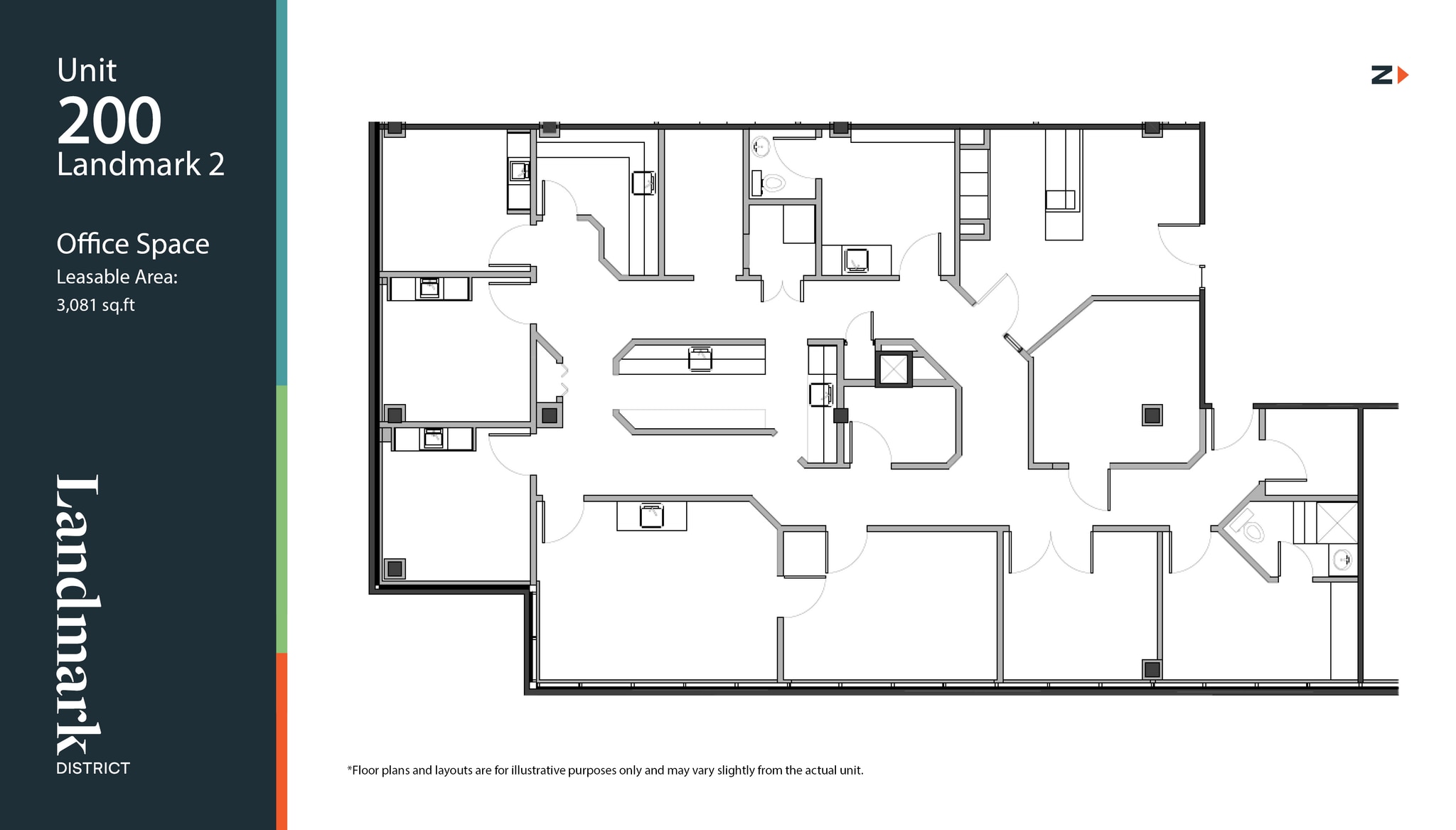 1700 Dickson Av, Kelowna, BC à louer Plan d’étage- Image 1 de 9
