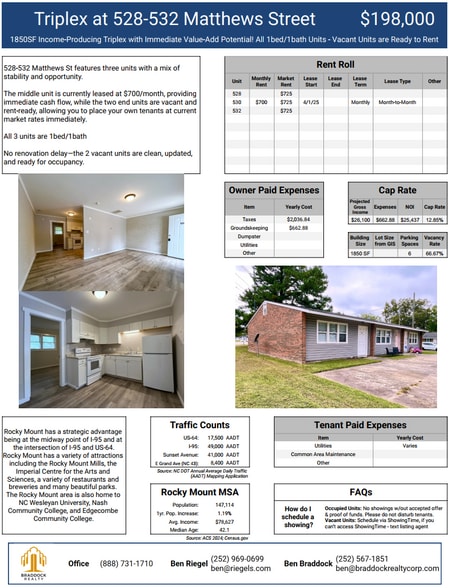 528 Matthews St, Rocky Mount, NC for sale - Building Photo - Image 3 of 14
