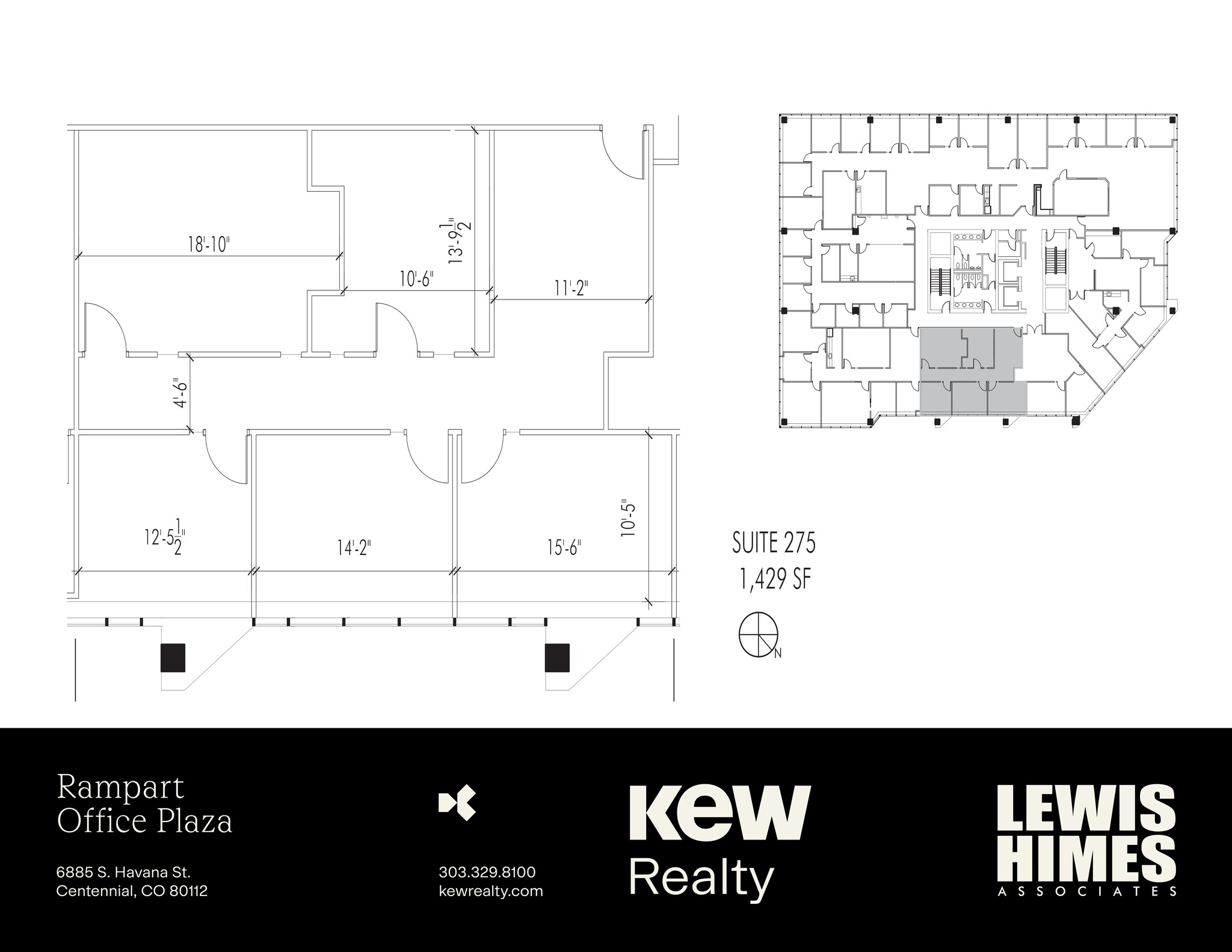 6855 S Havana St, Centennial, CO à louer Plan de site- Image 1 de 1