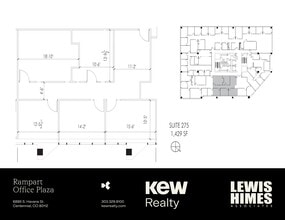 6855 S Havana St, Centennial, CO à louer Plan de site- Image 1 de 1