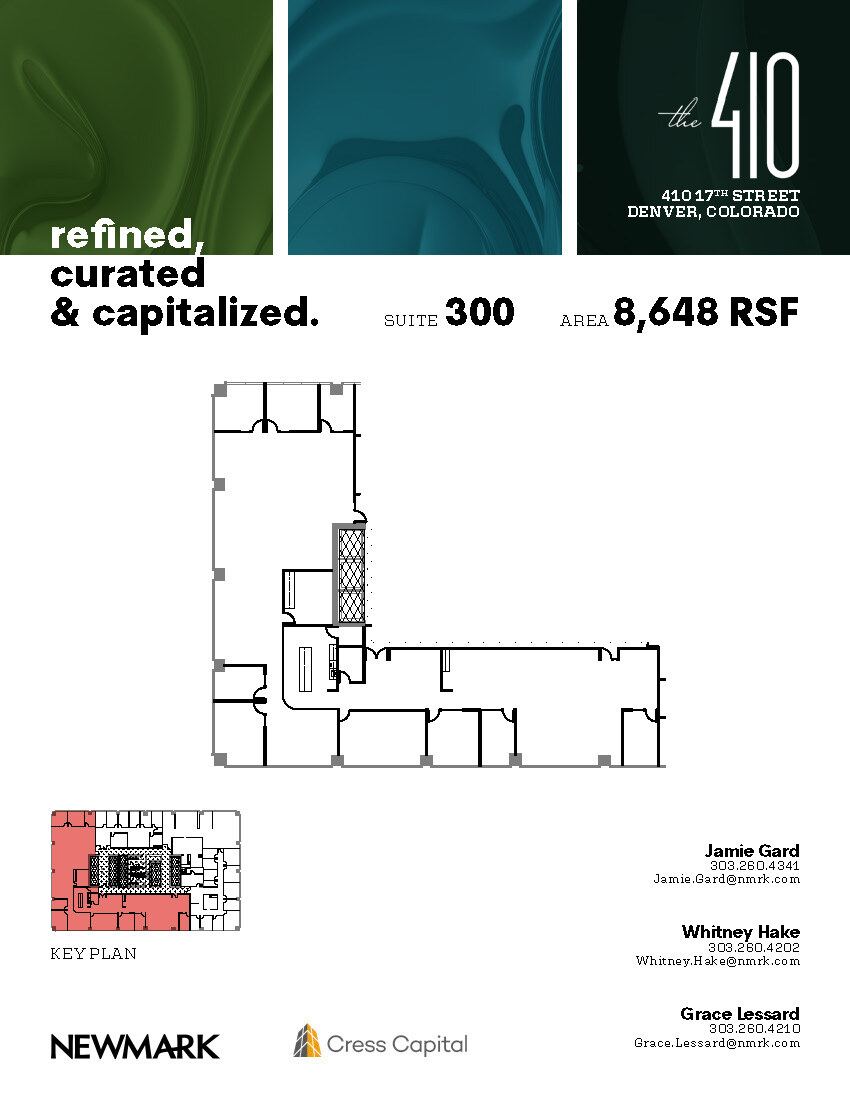 410 17th St, Denver, CO for lease Floor Plan- Image 1 of 1