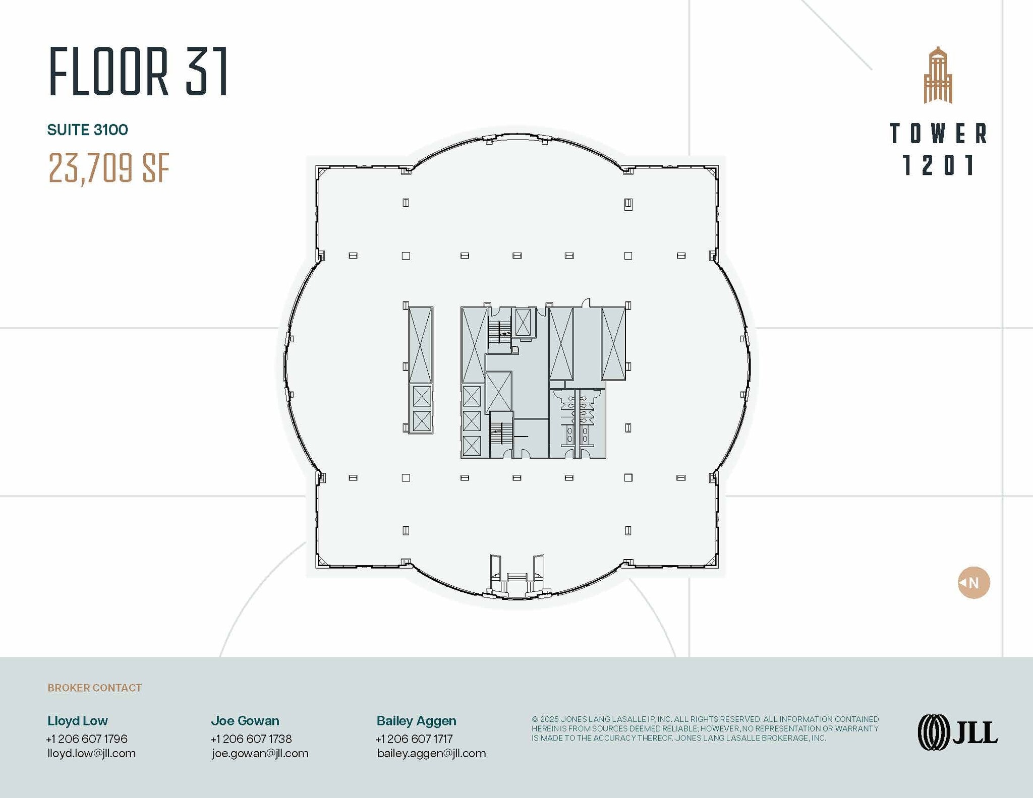 1201 3rd Ave, Seattle, WA for lease Floor Plan- Image 1 of 1