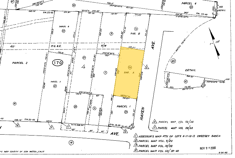 3715 Haven Ave, Menlo Park, CA à louer - Plan cadastral - Image 2 de 4