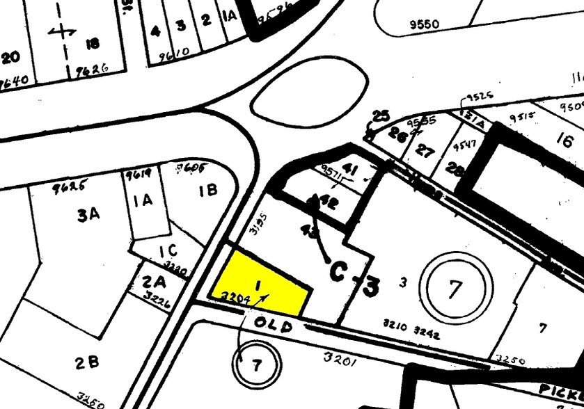 3204 Old Pickett Rd, Fairfax, VA à vendre - Plan cadastral - Image 3 de 4