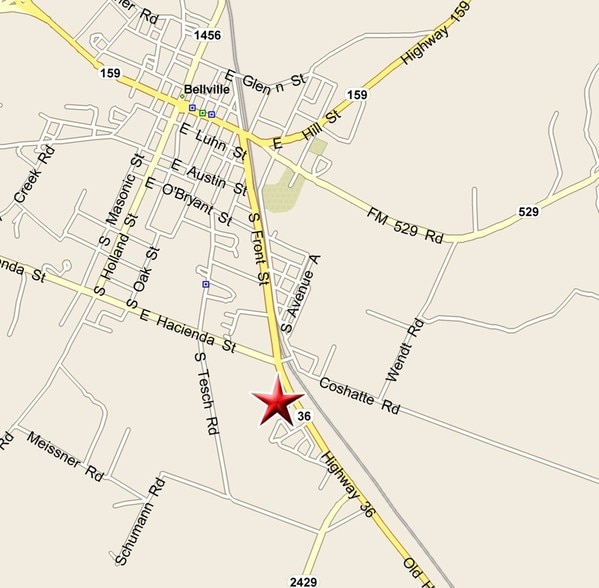 1408 S Front St, Bellville, TX for lease - Aerial - Image 3 of 18