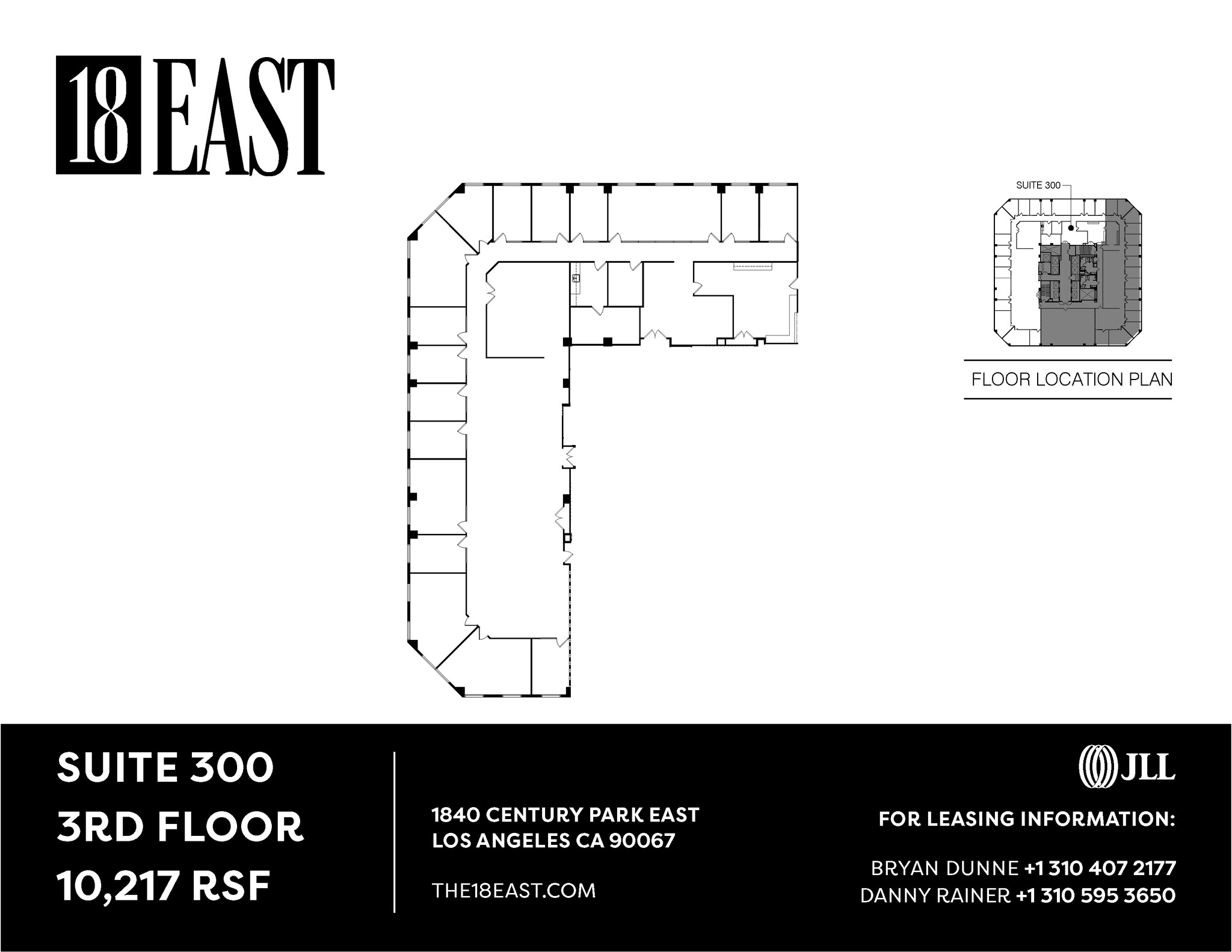 1840 Century Park E, Los Angeles, CA for lease Floor Plan- Image 1 of 5