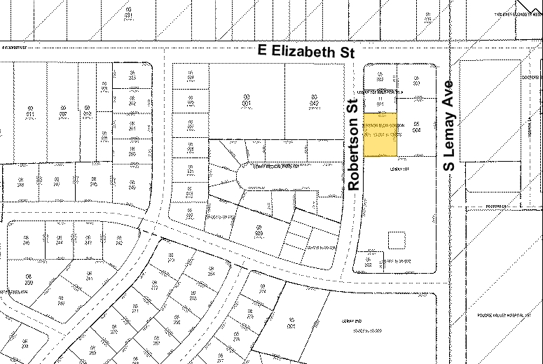 1006 Robertson St, Fort Collins, CO for lease - Plat Map - Image 2 of 6