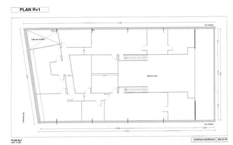 Office in Montreuil for lease - Floor Plan - Image 2 of 3