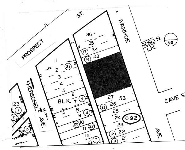 7946 Ivanhoe Ave, La Jolla, CA à louer - Plan cadastral - Image 2 de 2