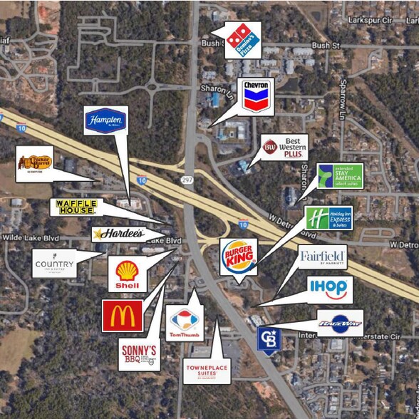 7850 Pine Forest Rd, Pensacola, FL à vendre - Photo du bâtiment - Image 2 de 3