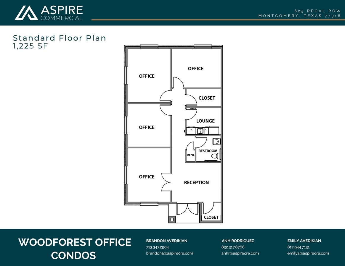 625 Regal Row, Montgomery, TX 77316 - Unit 603 -  - Floor Plan - Image 1 of 5
