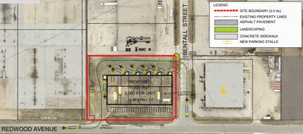 10 Bentall St, Winnipeg, MB à louer Plan de site- Image 2 de 2