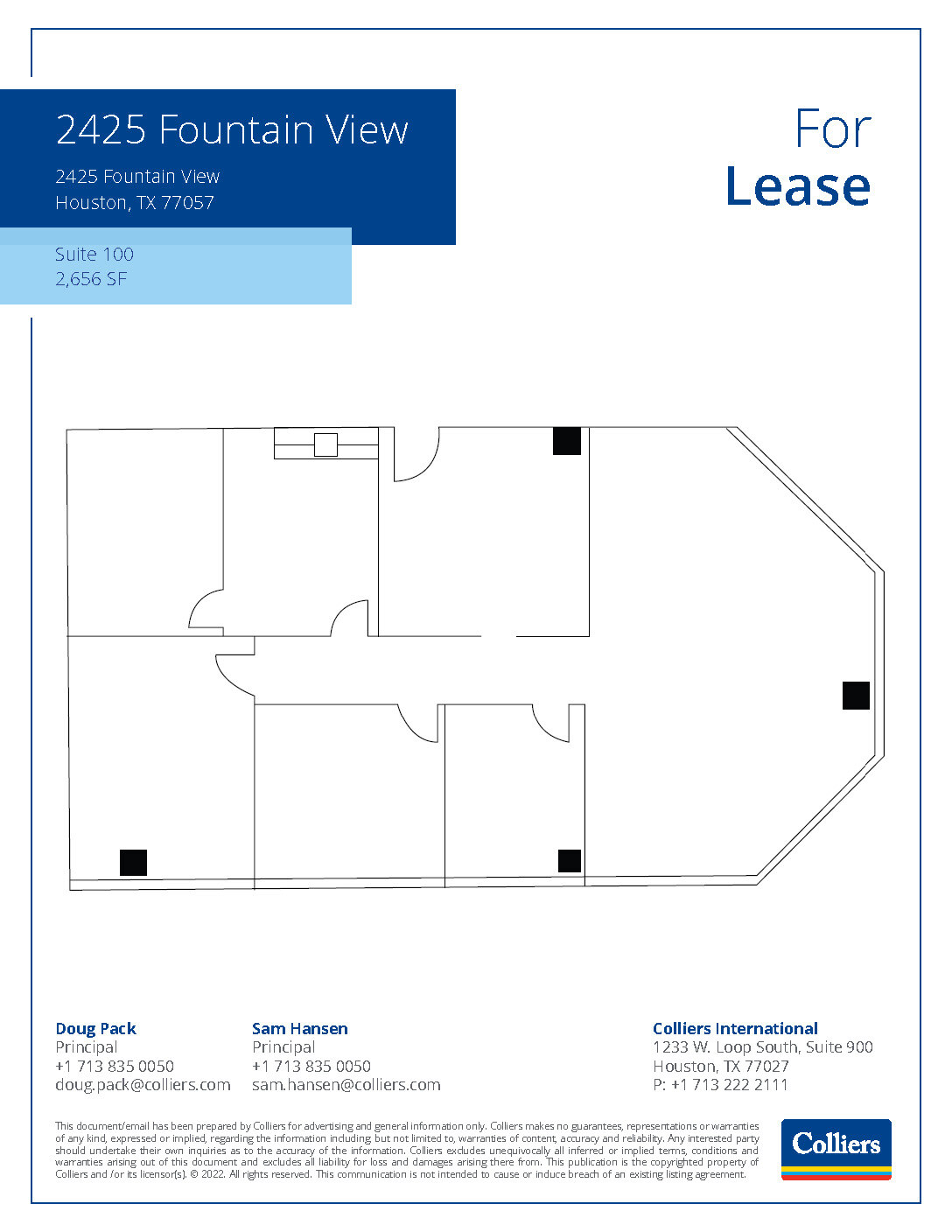 2425 Fountain View Dr, Houston, TX for lease Floor Plan- Image 1 of 1