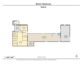 3605 McCart Ave, Fort Worth, TX à louer Plan d’étage- Image 2 de 2