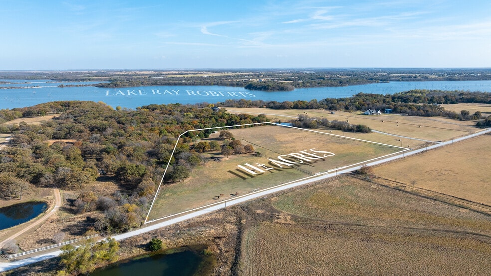 11 acs Pop Noah Rd, Collinsville, TX for sale - Aerial - Image 1 of 17