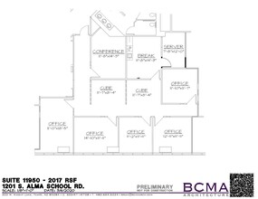 1201 S Alma School Rd, Mesa, AZ for lease Floor Plan- Image 1 of 1