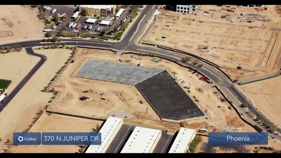 370 N Juniper Dr, Chandler, AZ for lease - Aerial Video - Image 2 of 14