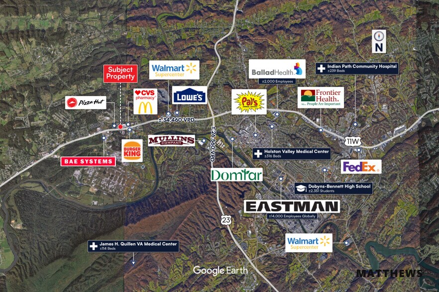 101 Charles E Brooks Jr Way, Kingsport, TN à vendre - Photo du bâtiment - Image 3 de 3