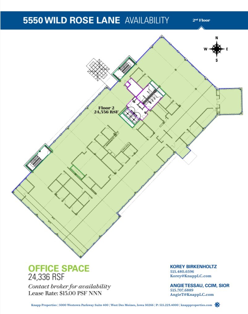 5550 Wild Rose Ln, West Des Moines, IA à louer Plan d  tage- Image 1 de 1