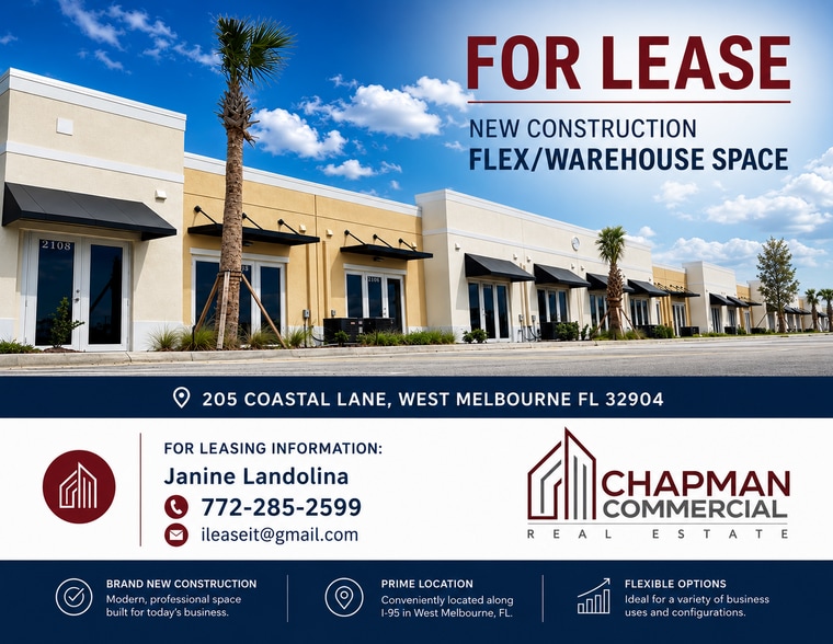 205 Coastal Ln, West Melbourne, FL for lease - Building Photo - Image 2 of 9