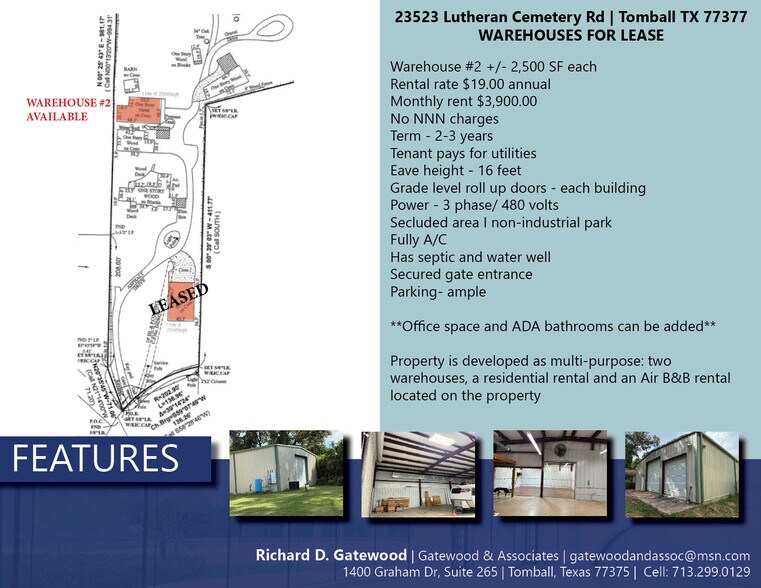 23523 Lutheran Cemetery Rd, Tomball, TX à louer - Photo du bâtiment - Image 2 de 12