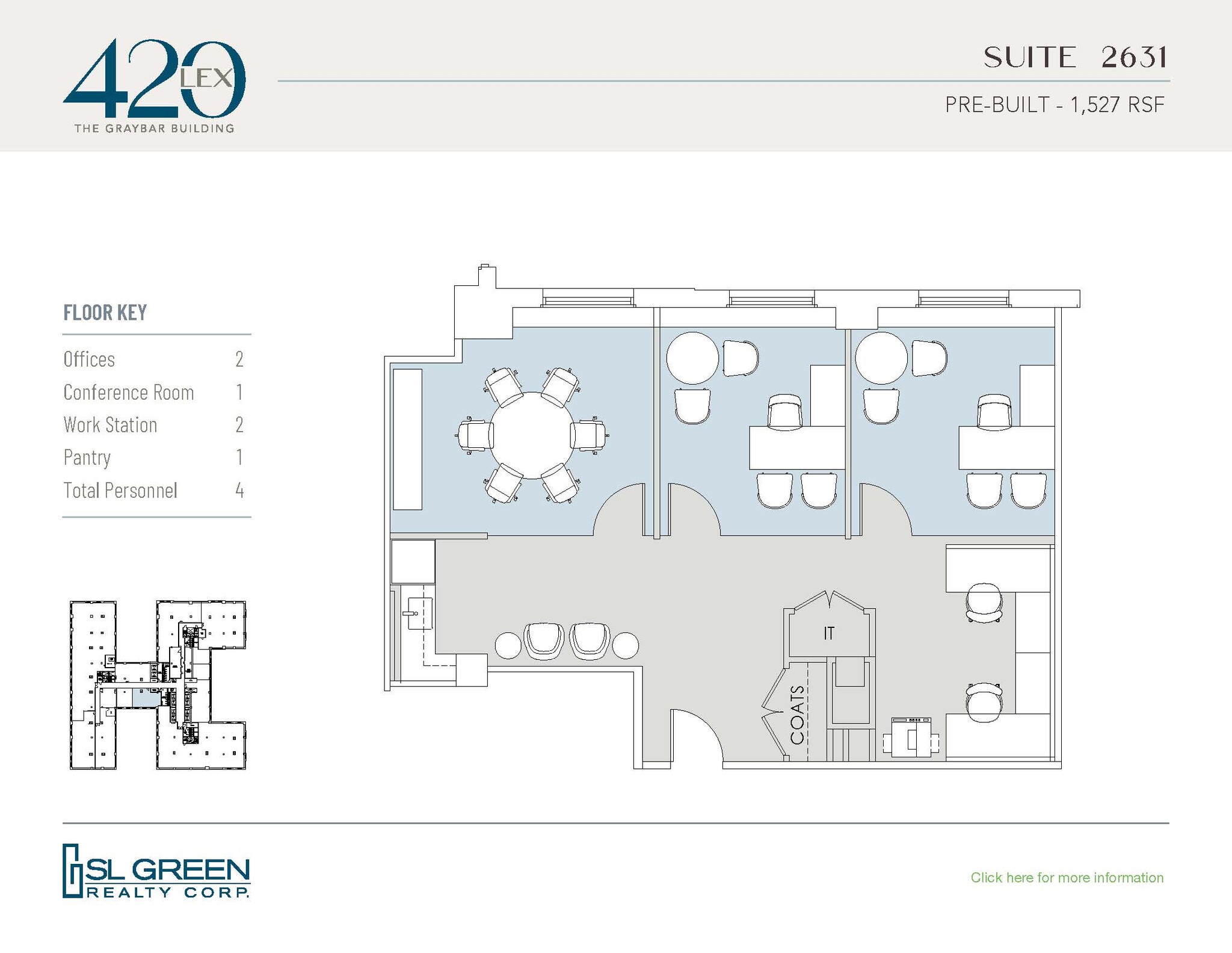 420 Lexington Ave, New York, NY à louer Plan d’étage- Image 1 de 1