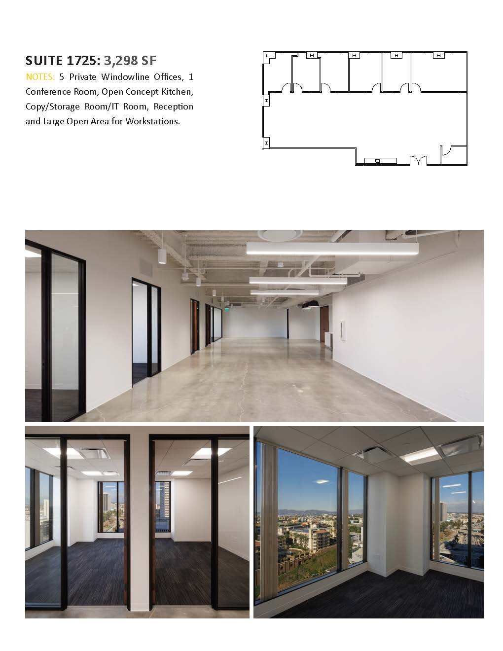 915 Wilshire Blvd, Los Angeles, CA for lease Floor Plan- Image 1 of 4