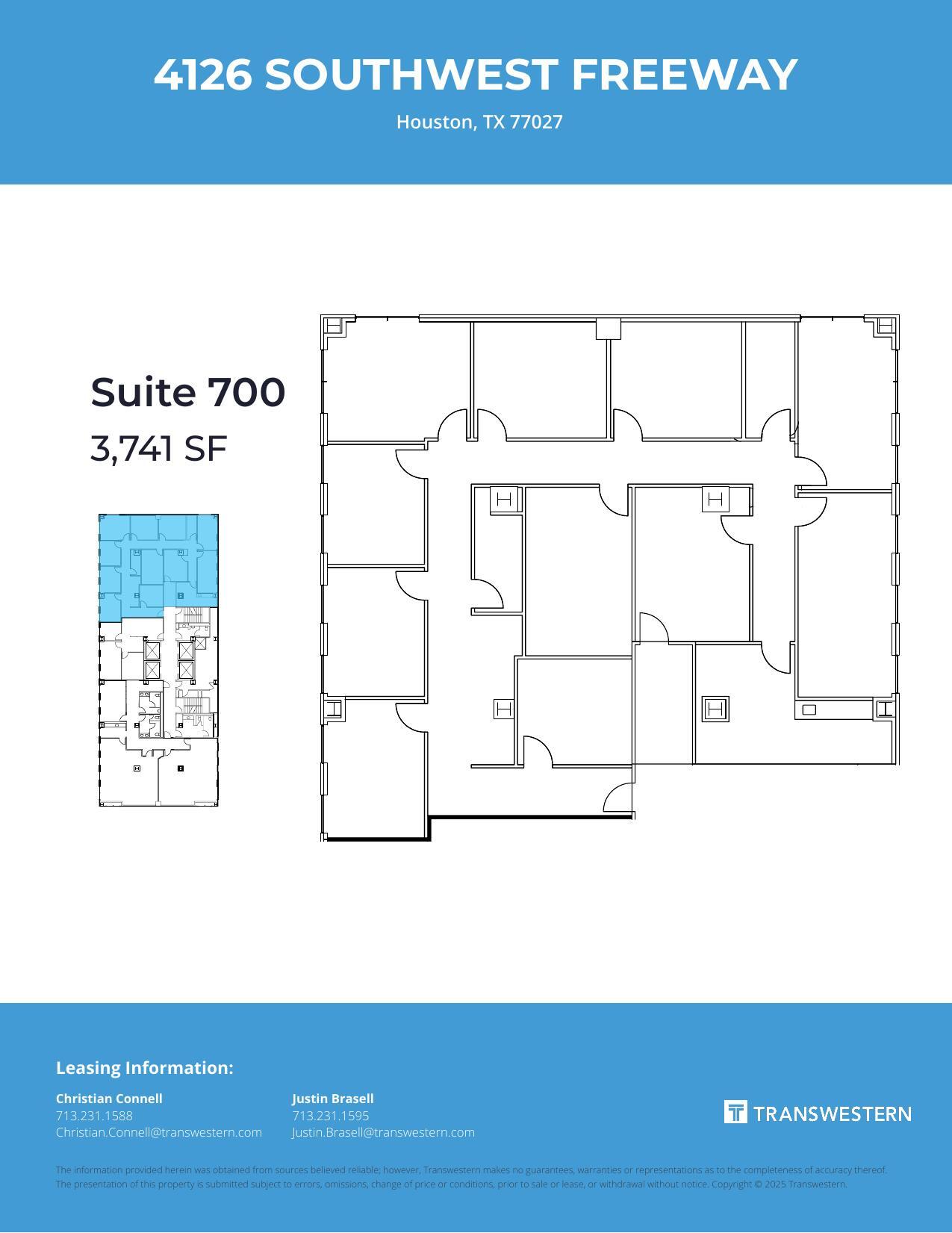 4126 Southwest Fwy, Houston, TX for lease Floor Plan- Image 1 of 1