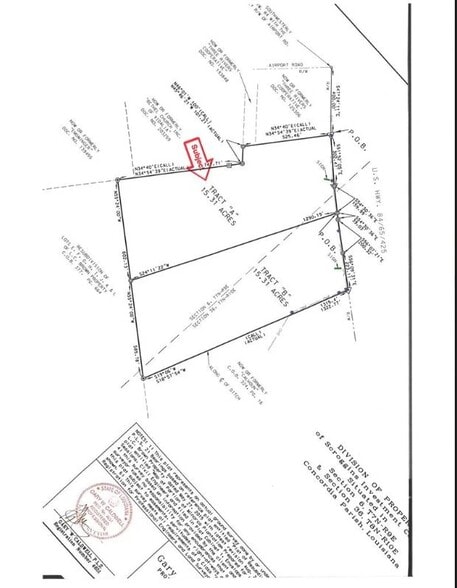 001 Hwy 84, Vidalia, LA for sale - Plat Map - Image 2 of 2