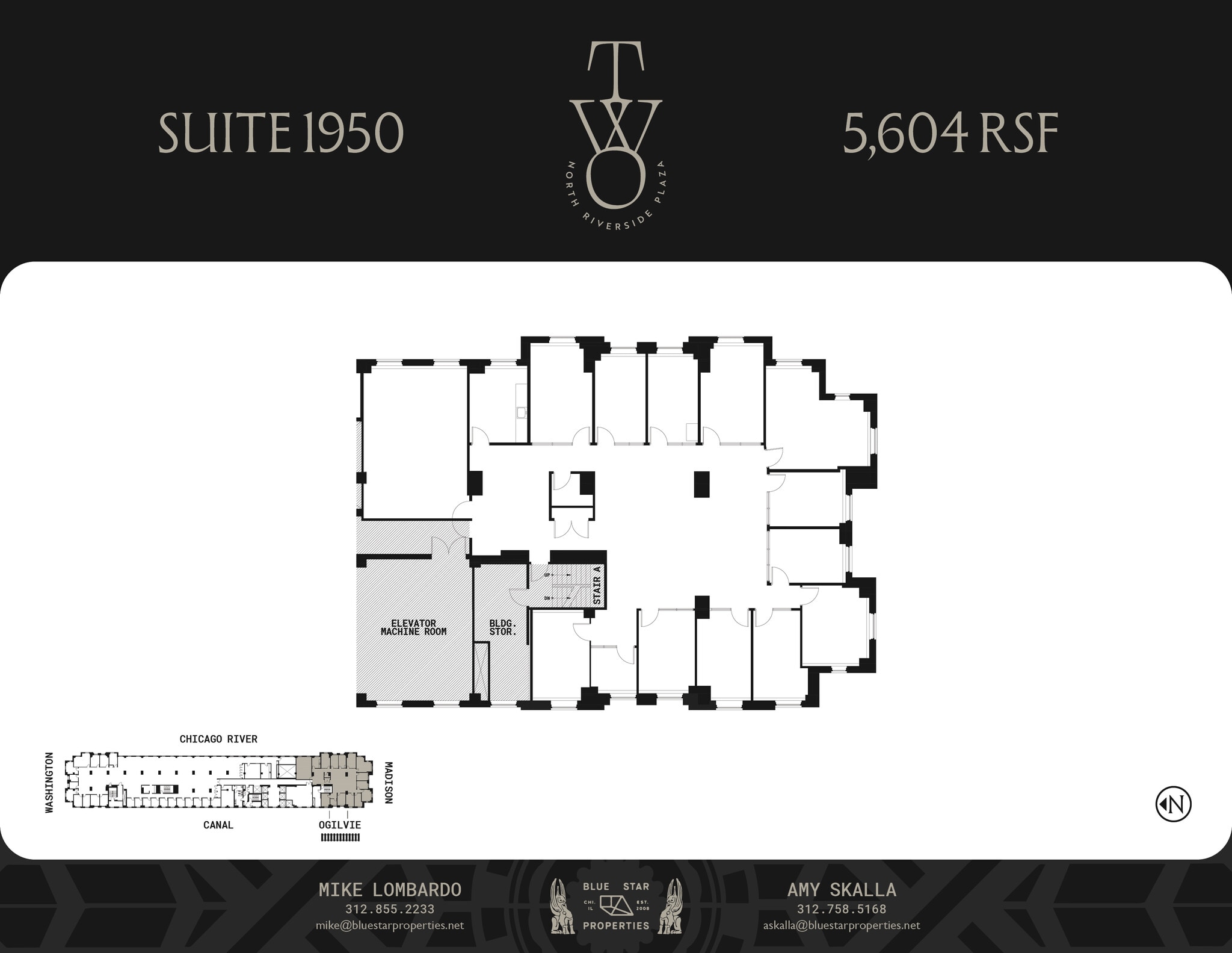 2 N Riverside Plz, Chicago, IL for lease Floor Plan- Image 1 of 9